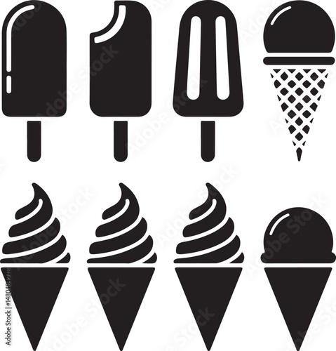 “Ice Cream SVG Bundle | Cute Cones, Popsicles & Dessert Clipart for Summer Crafts & Stickers”

“Sweet Treats Vector Pack | Ice Cream Silhouettes & Doodles for T-Shirts, Menus & Printables”

“Ice Cream