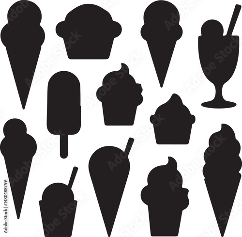 “Ice Cream SVG Bundle | Cute Cones, Popsicles & Dessert Clipart for Summer Crafts & Stickers”

“Sweet Treats Vector Pack | Ice Cream Silhouettes & Doodles for T-Shirts, Menus & Printables”

“Ice Cream