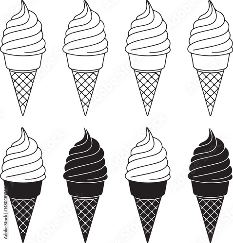 “Ice Cream SVG Bundle | Cute Cones, Popsicles & Dessert Clipart for Summer Crafts & Stickers”

“Sweet Treats Vector Pack | Ice Cream Silhouettes & Doodles for T-Shirts, Menus & Printables”

“Ice Cream