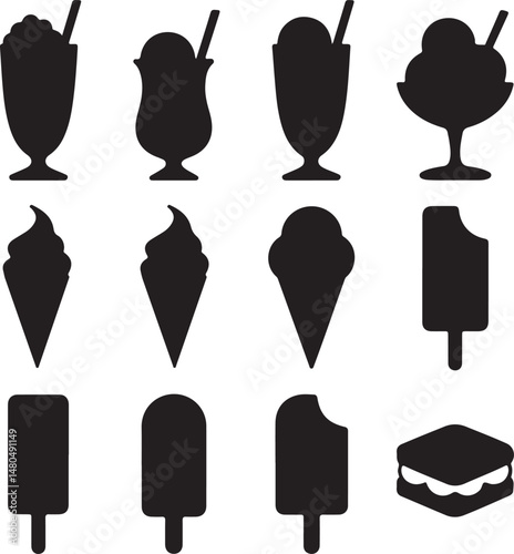 “Ice Cream SVG Bundle | Cute Cones, Popsicles & Dessert Clipart for Summer Crafts & Stickers”

“Sweet Treats Vector Pack | Ice Cream Silhouettes & Doodles for T-Shirts, Menus & Printables”

“Ice Cream