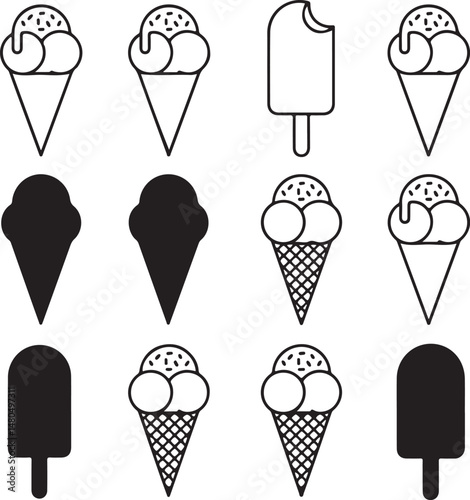 “Ice Cream SVG Bundle | Cute Cones, Popsicles & Dessert Clipart for Summer Crafts & Stickers”

“Sweet Treats Vector Pack | Ice Cream Silhouettes & Doodles for T-Shirts, Menus & Printables”

“Ice Cream