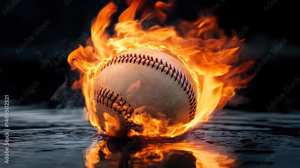 Baseball on Fire Baseball on Fire