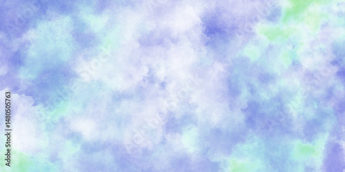 Abstract Watercolor Blend: A soft, dreamy watercolor design showcasing an ethereal blend of pastel colors, perfect for evoking a sense of calm and creativity. Design