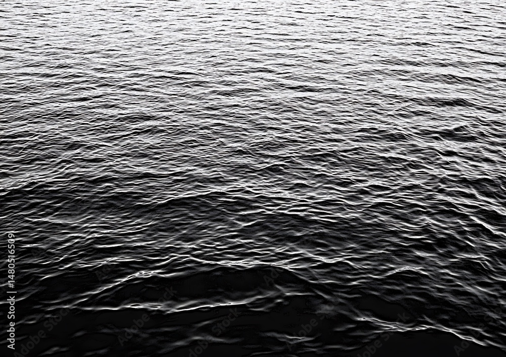 Rippled water surface, grayscale Rippled water surface, grayscale