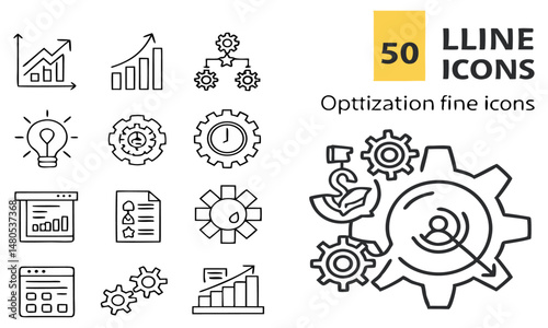 business and finance icons set