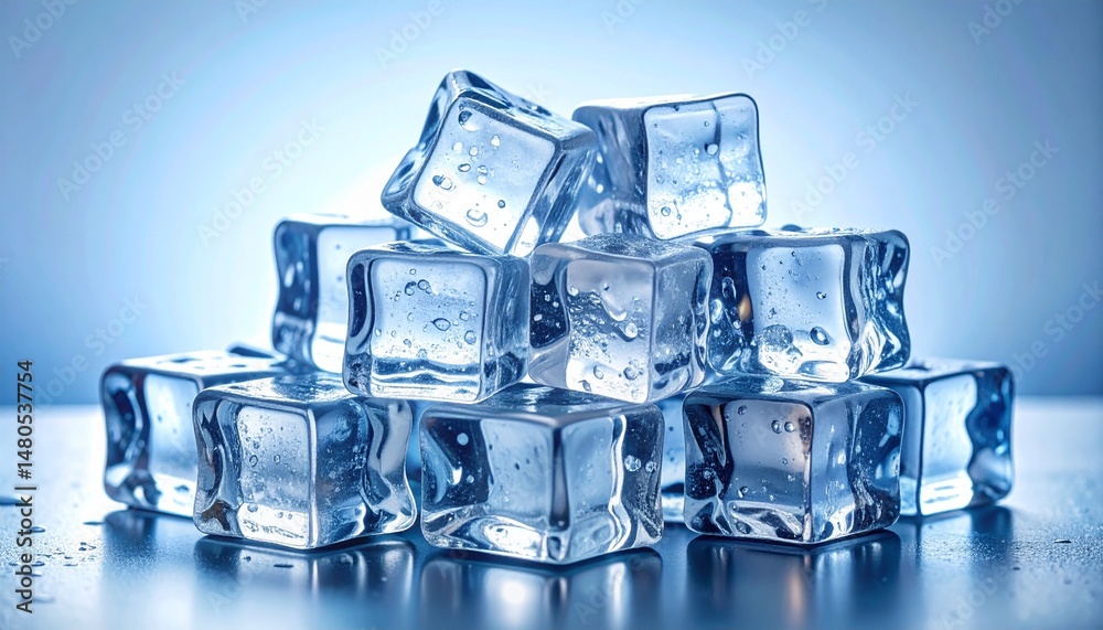 ice cubes isolated on white ice cubes isolated on white