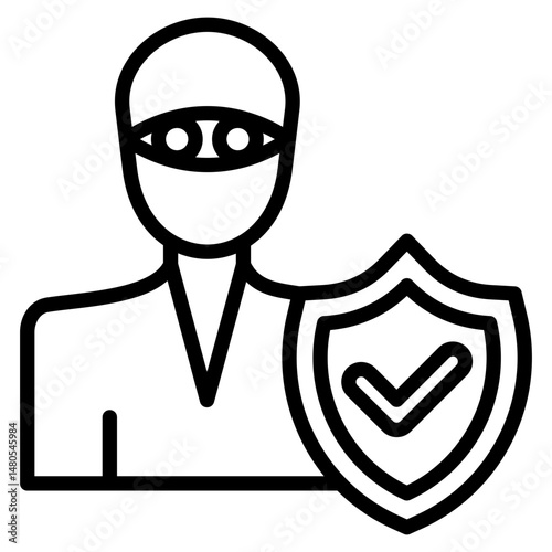 Face Cover line icon