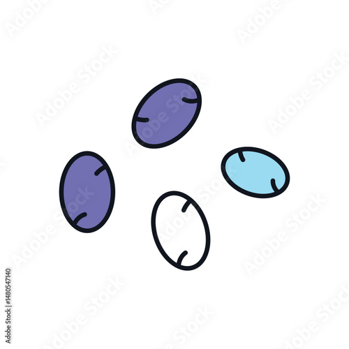 Chia Seeds Vector icon