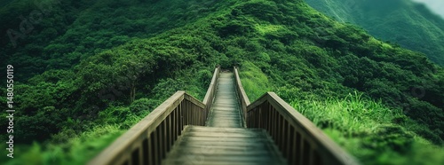 Lush Mountain Pathway