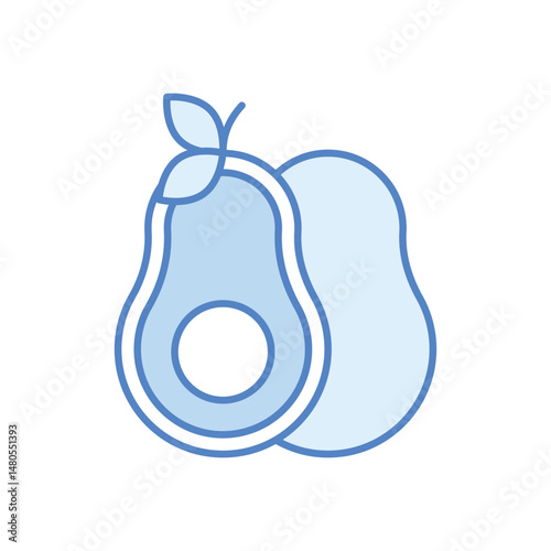 Avocado Vector icon