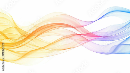 abstract colorful wave background