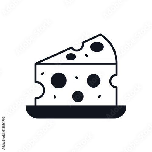 Cheese Vector icon