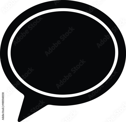 chat bubble icon vector illustration