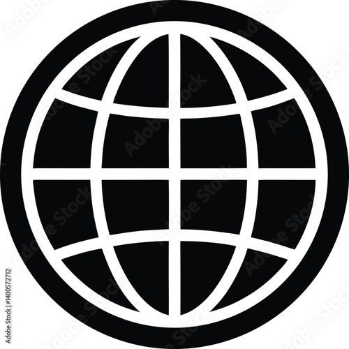Globe Travel Icon Vector Illustration