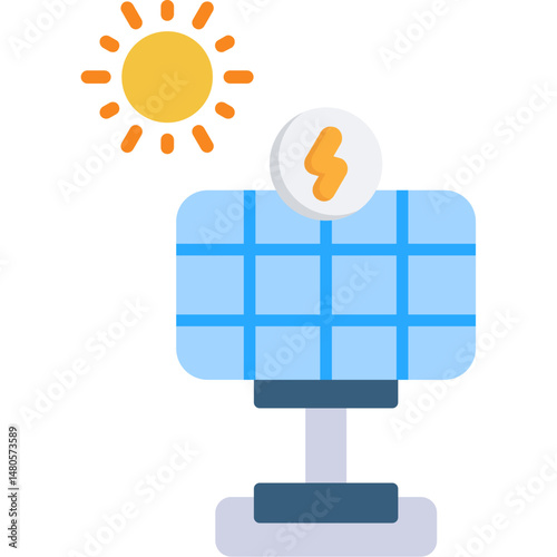 Solar Photovoltaic Icon