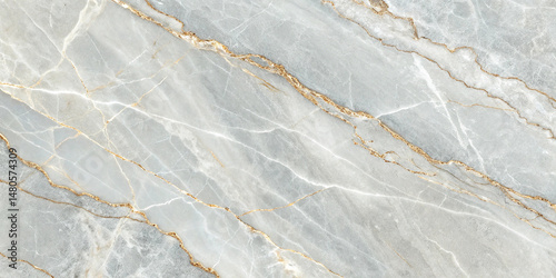 Light gray marble with white and beige diagonal veins