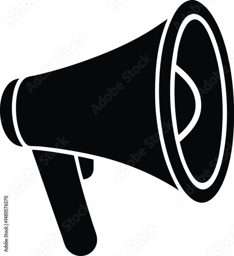 megaphone bullhorn icon vector illustration