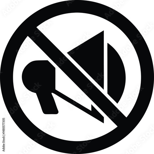 mute audio icon vector illustration