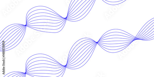 Abstract white background with a glowing abstract waves. Abstract wave element for design. Digital frequency track equalizer, Futuristic background design. Long exposure, Light painting photography.