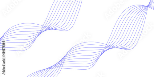 Abstract white background with a glowing abstract waves. Abstract wave element for design. Digital frequency track equalizer, Futuristic background design. Long exposure, Light painting photography.