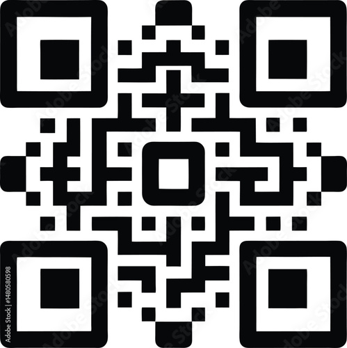 qr code scan icon vector illustration