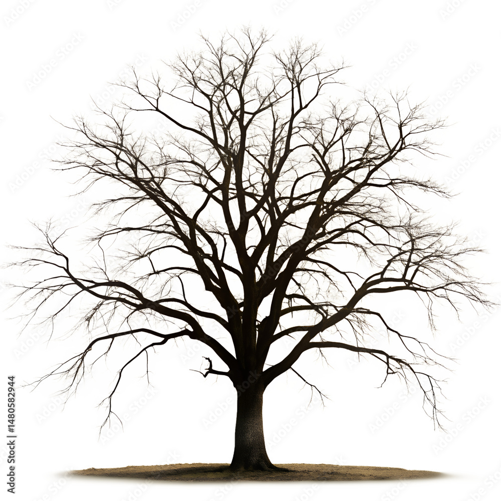 Fototapeta premium silhouette of a tree
