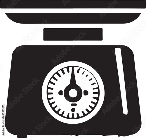 Digital weight scale icon 