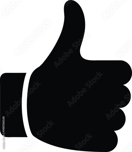 thumbs up like icon vector illustration