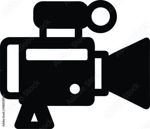 video camera icon vector illustration