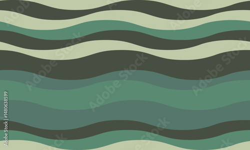 Serene abstract wavy stripes in calming earth tones.  Perfect for website backgrounds, textile design, or any project needing a tranquil, flowing aesthetic.
