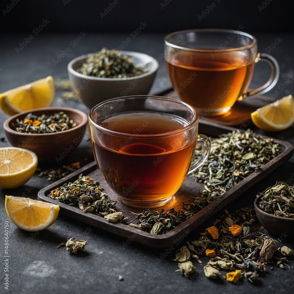 Fototapeta premium Top-Rated Detox Teas for Healthy Lifestyle