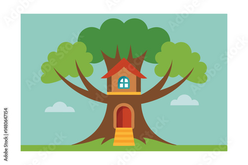 house and tree