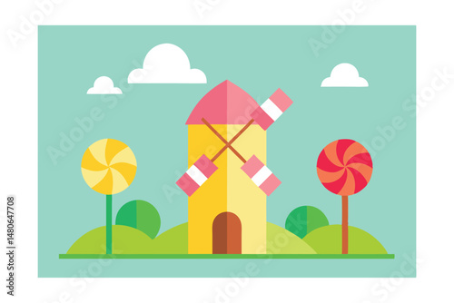 vector illustration of a house