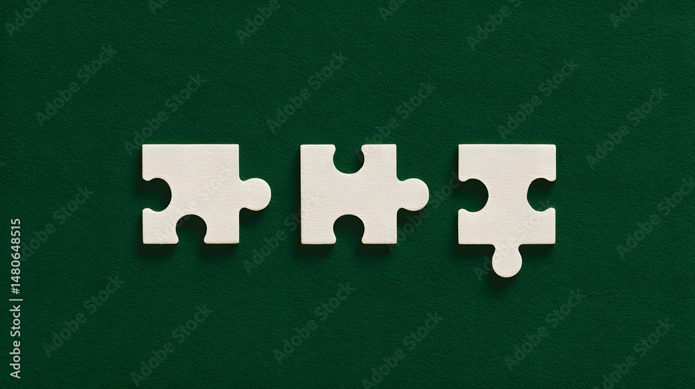 Obraz premium jigsaw puzzle pieces