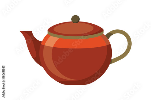 teapot isolated on white