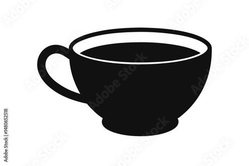 black coffee cup
