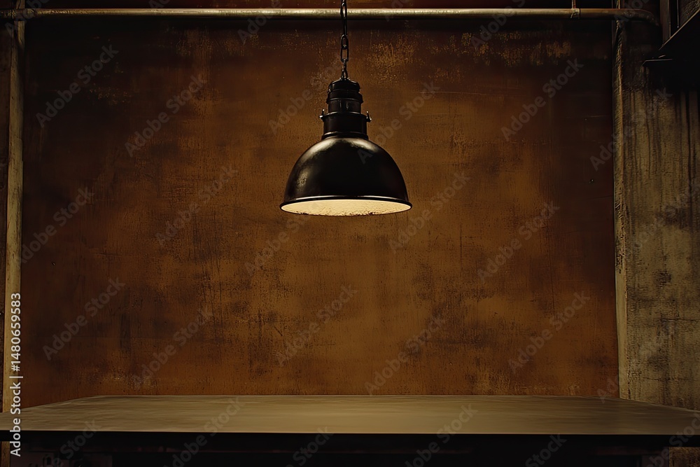 Obraz premium Industrial-style pendant lamp