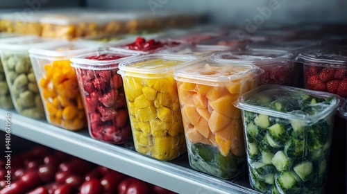 Frozen fruits and vegetables preserving freshness and nutrients
