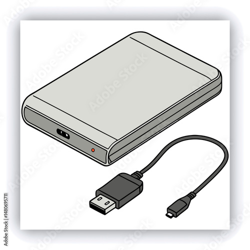 Set of computer accessories for desk or workspace. Wireless equipment like mouse, camera, headphones, microphone, watch, pen tablet, router, keyboard, monitor in office. Device repair vector concept.
