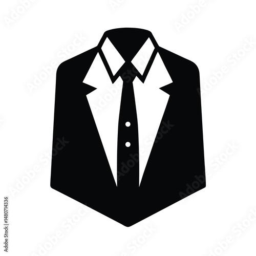 Formal Wear Symbols Black and White.
