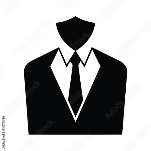 Formal Wear Symbols Black and White.
