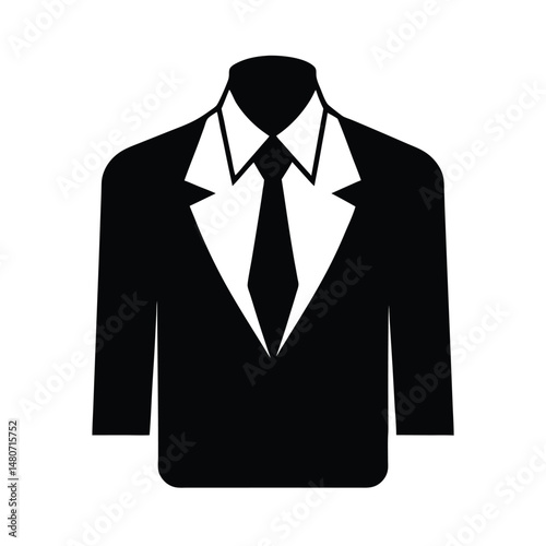 Formal Wear Symbols Black and White.

