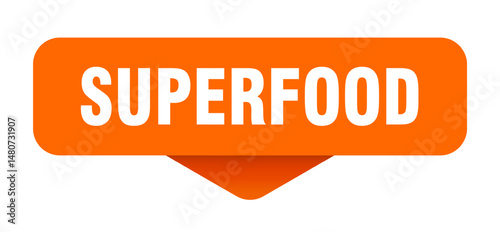 superfood sticker. superfood sign on transparent background