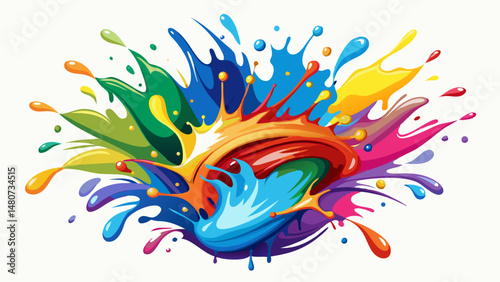  Symbolizing spontaneity and artistic freedom, the paint splash reflects the bold spirit of expression. It transforms any layout into a canvas of emotion and vibrant movement.








