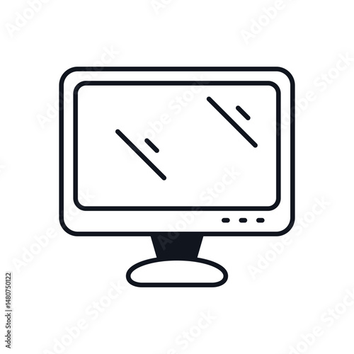 Monitor Vector icon