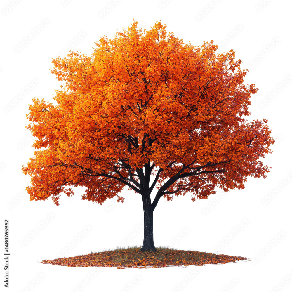 Maple isolated on transparent background Maple isolated on transparent background
