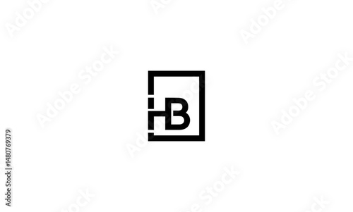 HB initial letters, monogram logo