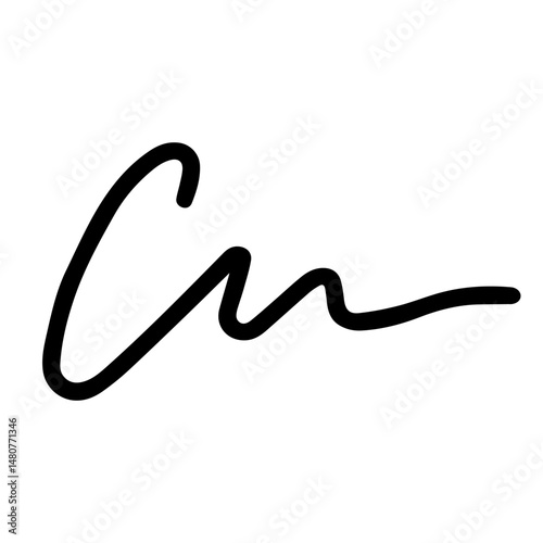 Icon signature on white background vector
Vector icon internet and technology