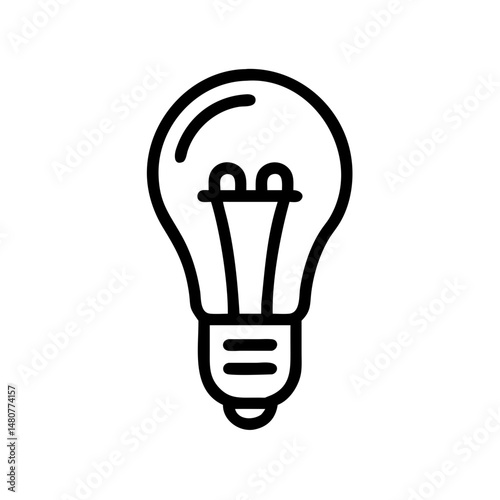 Icon of a Light Bulb