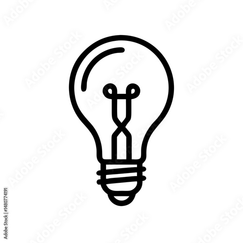 Icon of a Light Bulb